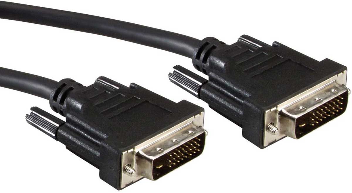 Καλώδιο DVI 24+1 Dual Link Secomp Μαύρο 2m