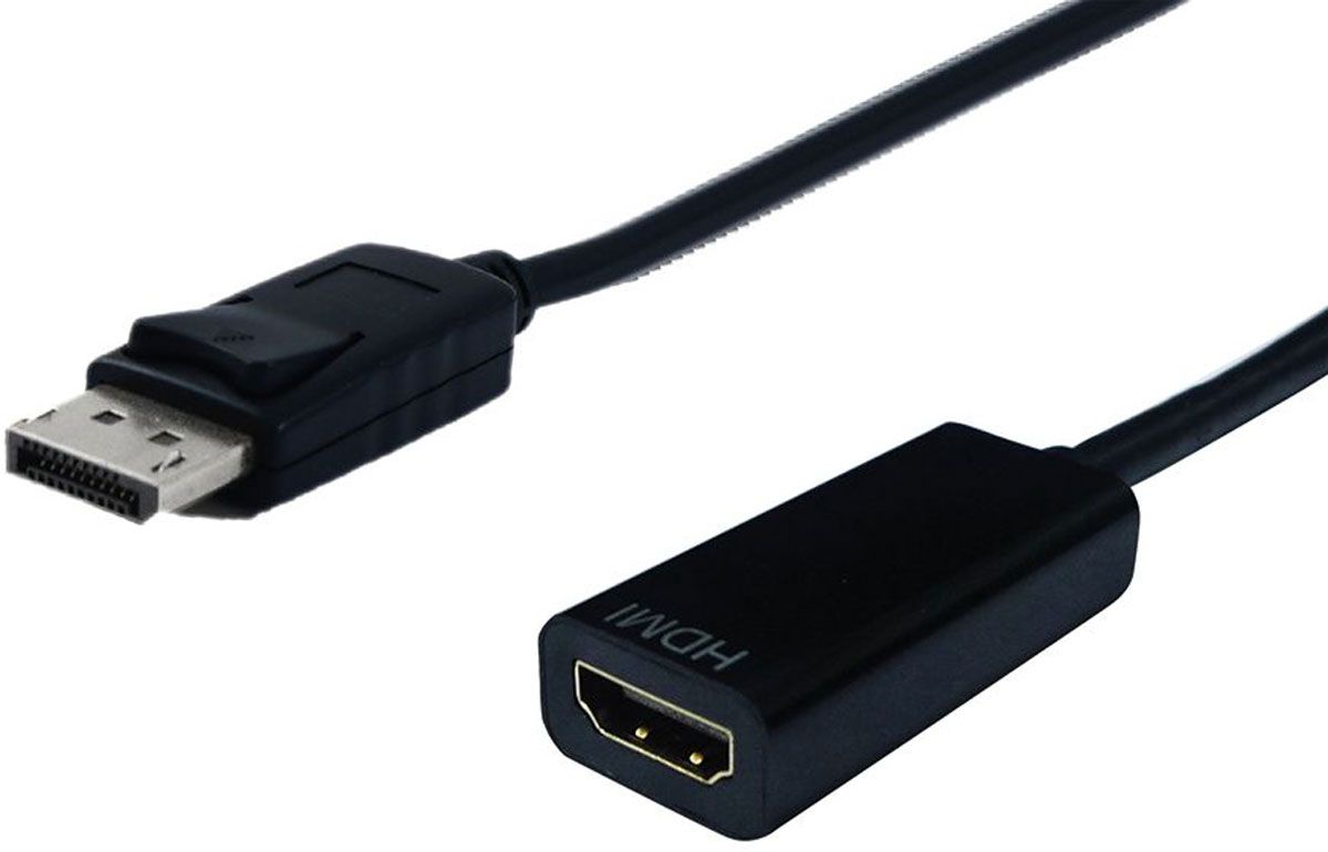 Προσαρμογέας Καλωδίου DisplayPort / HDMI Secomp Μαύρο 0.15m