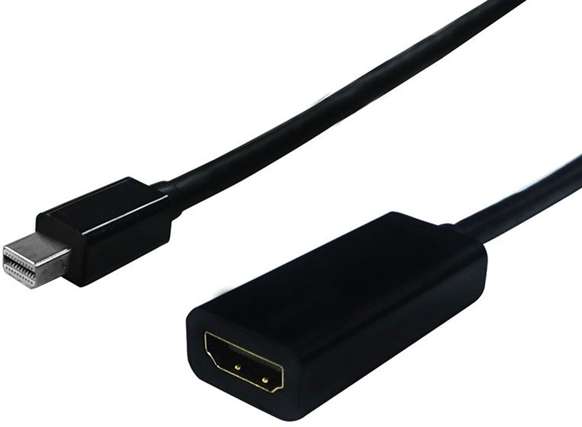 Προσαρμογέας Καλωδίου mini DisplayPort / HDMI Secomp Μαύρο 0.15m