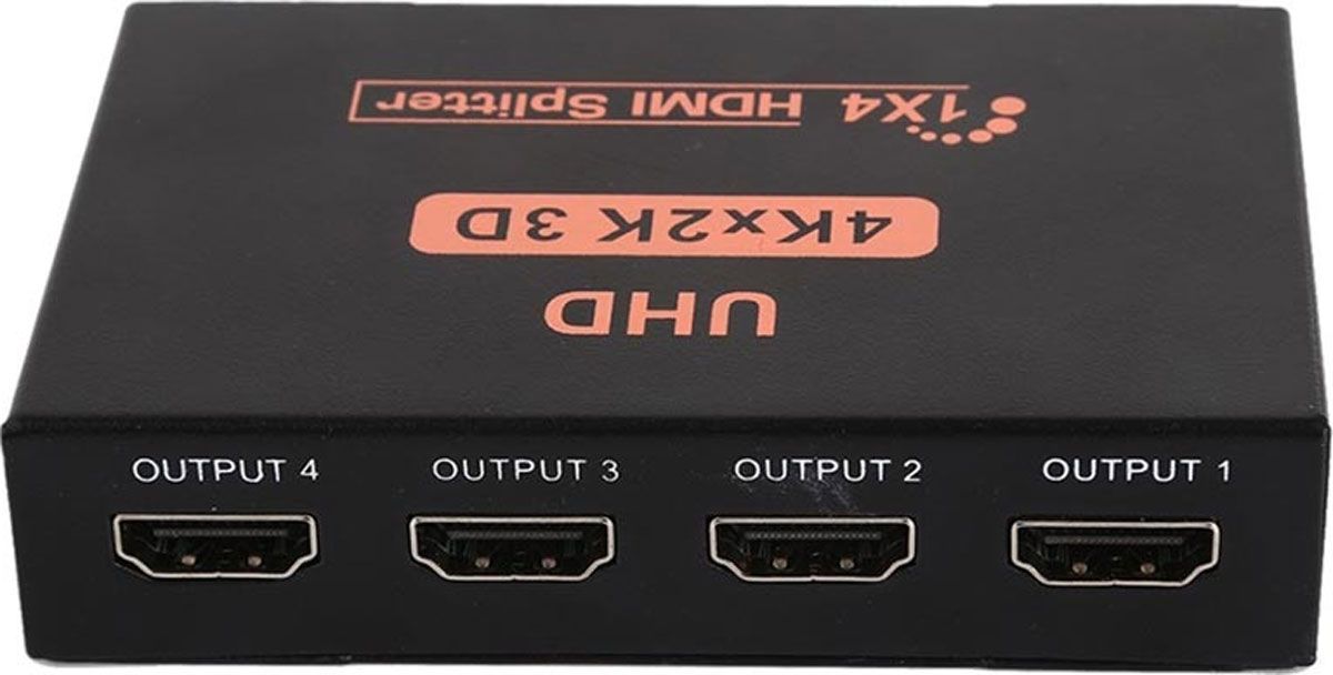 Splitter HDMI OEM 4 Θυρών Μαύρο