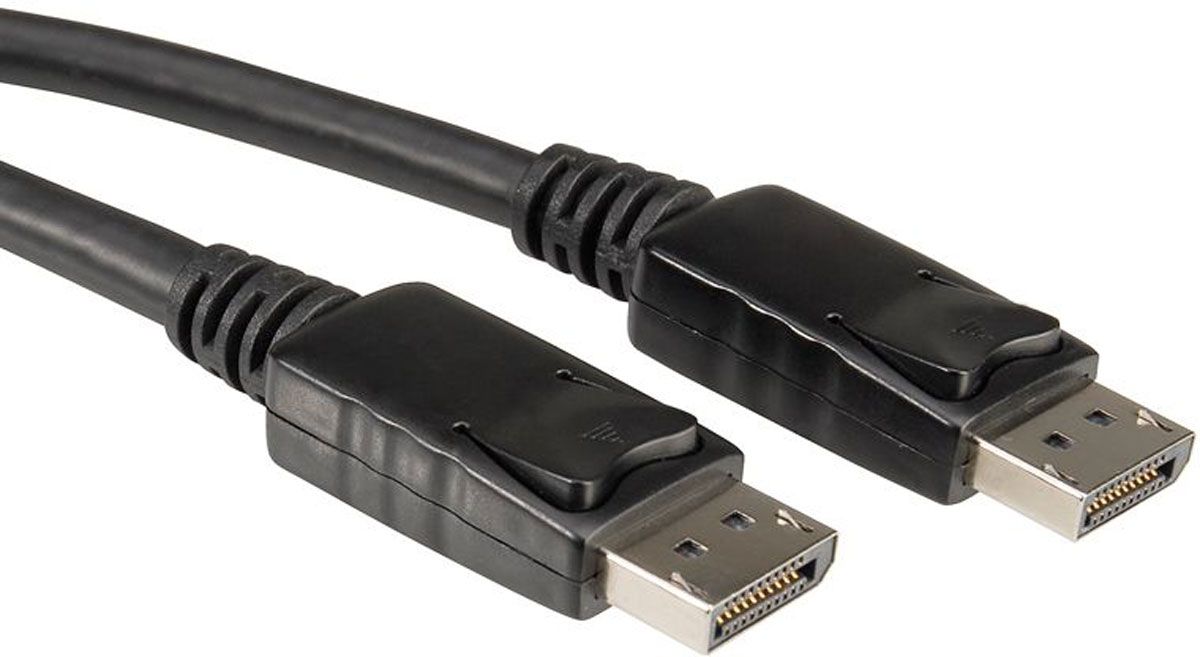 Καλώδιο DisplayPort Secomp Μαύρο 2m