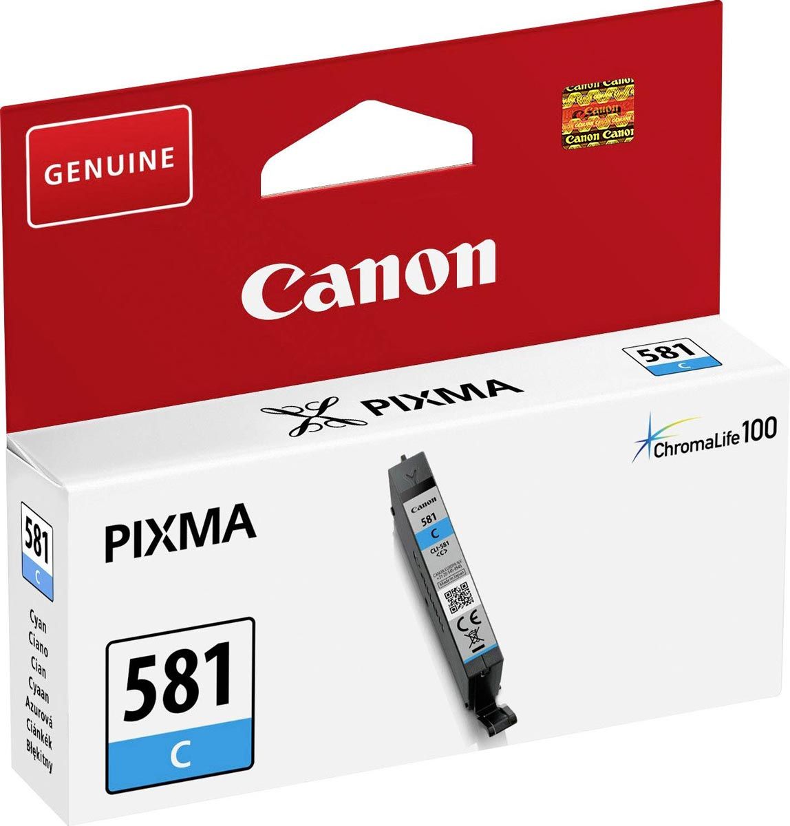 Μελάνι Inkjet Canon CLI-581C Cyan 0.2K 2103C001