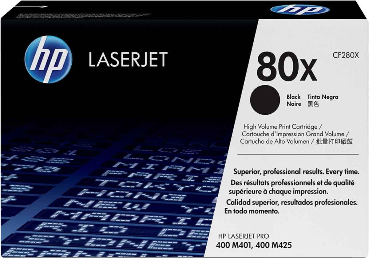 Toner Laser HP 80X Black 6.9K CF280X