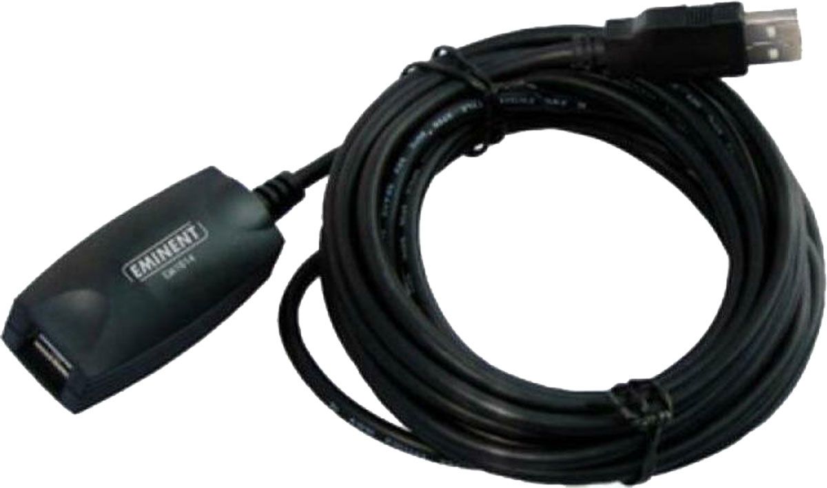 Καλώδιο Επέκτασης USB 2.0 Ewent EW104 Μαύρο 5m