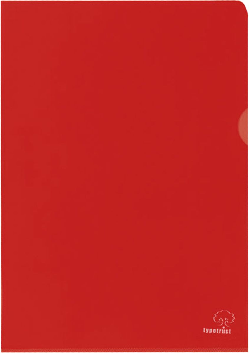 Ζελατίνα A4 Τύπου "L" Typotrust 200mic Κόκκινη