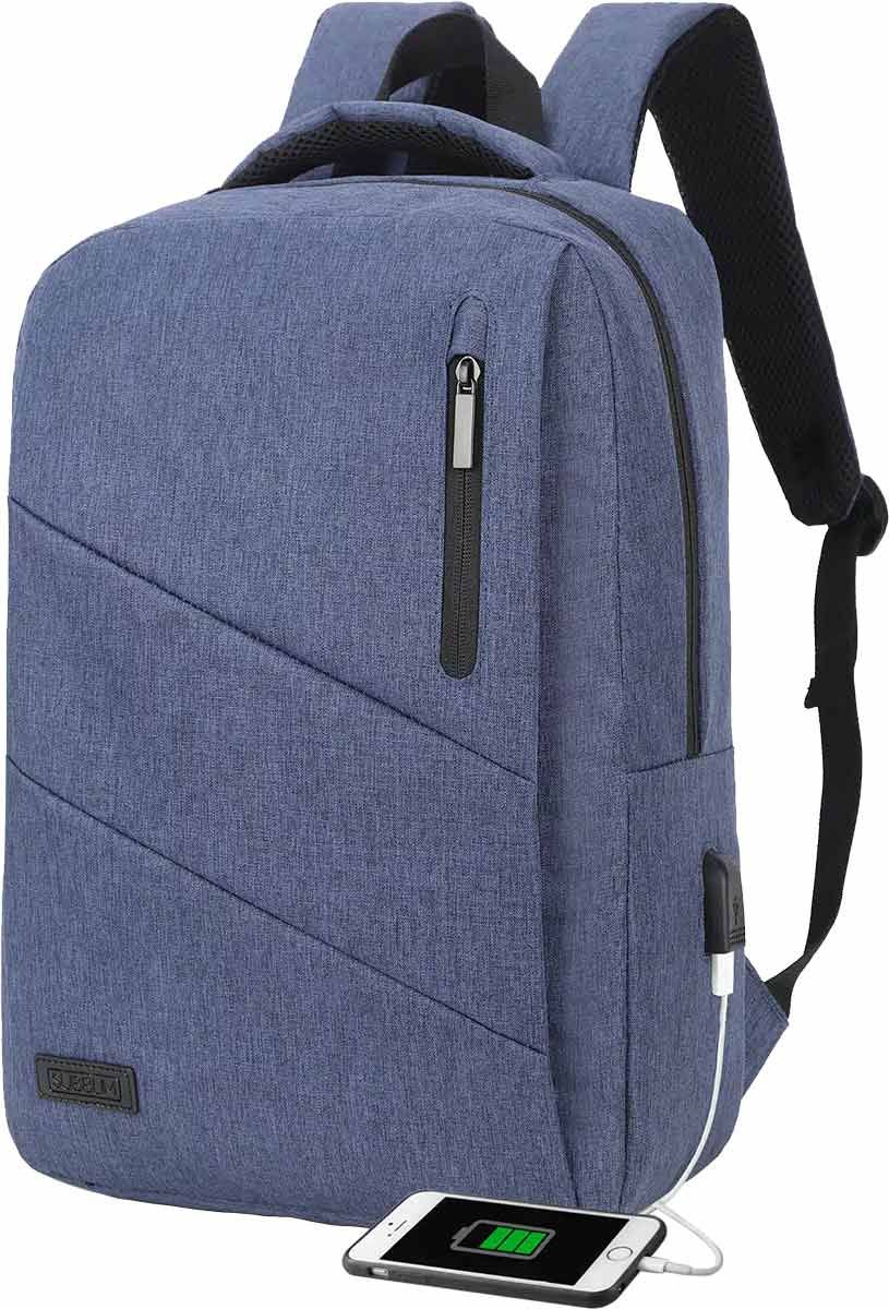 Τσάντα Πλάτης Laptop 15.6" Subblim City Μπλε