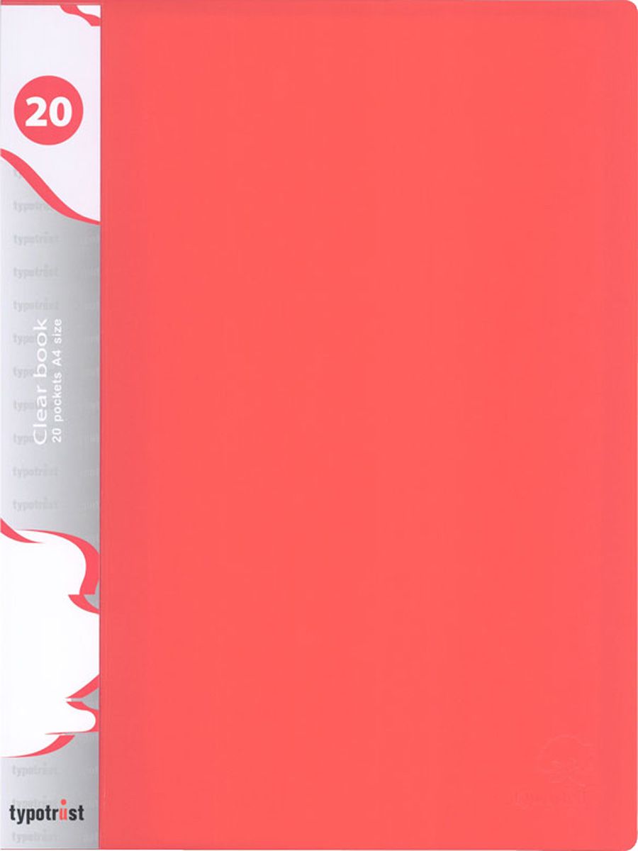 Σουπλ 20 Διαφανειών Κόκκινο