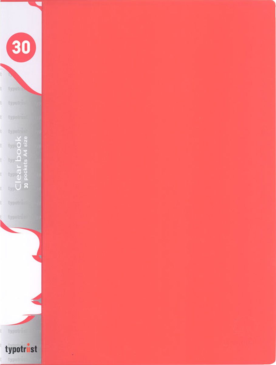 Σουπλ 30 Διαφανειών Κόκκινο