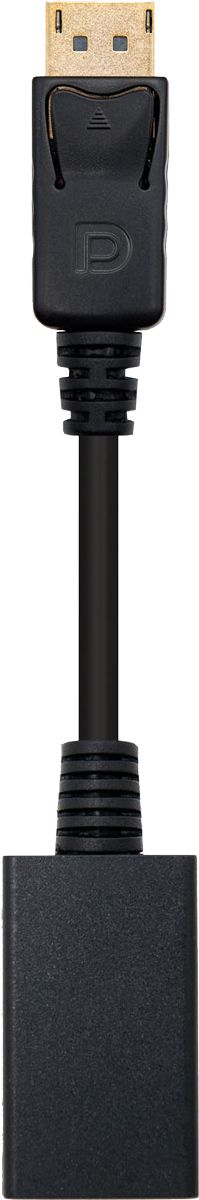 DisplayPort / HDMI Προσαρμογέας Καλωδίου Nanocable Μαύρο 15cm