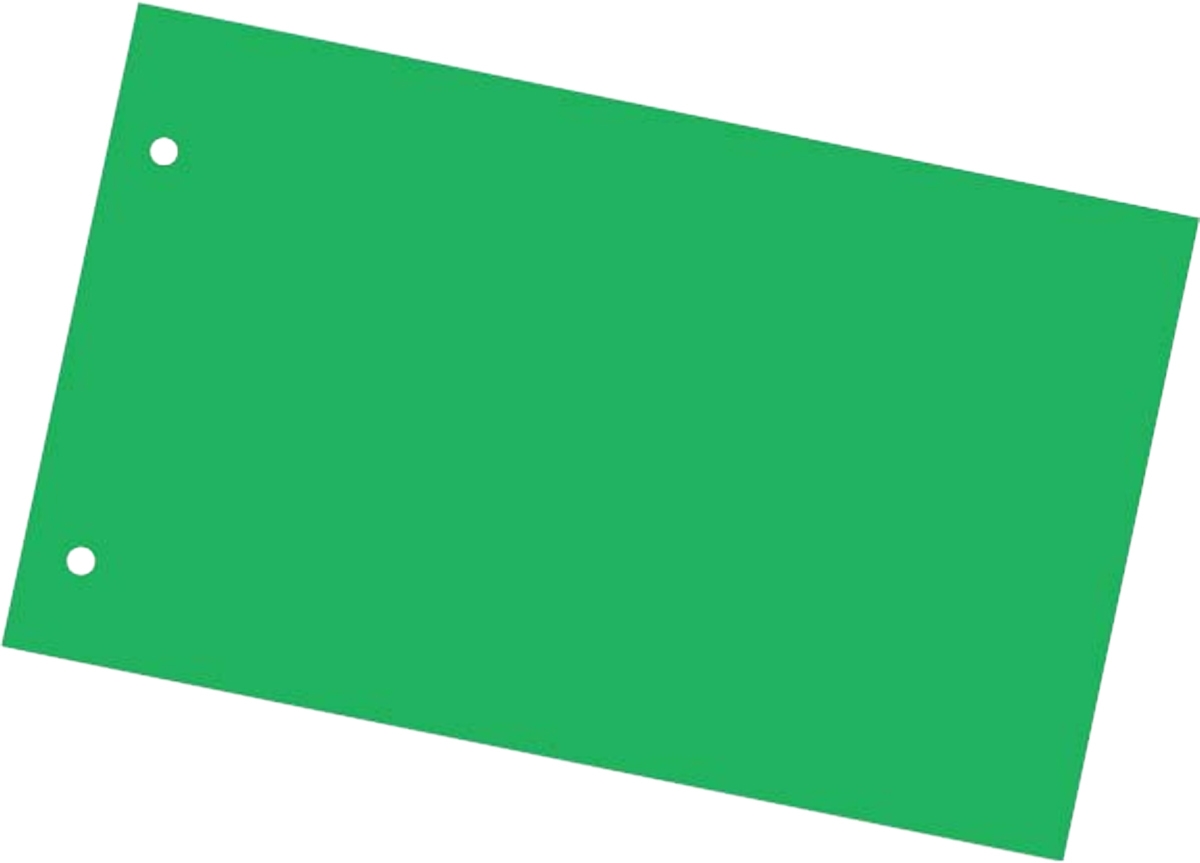 Διαχωριστικό Χάρτινο 11x23cm Πράσινο 100 Τεμάχια